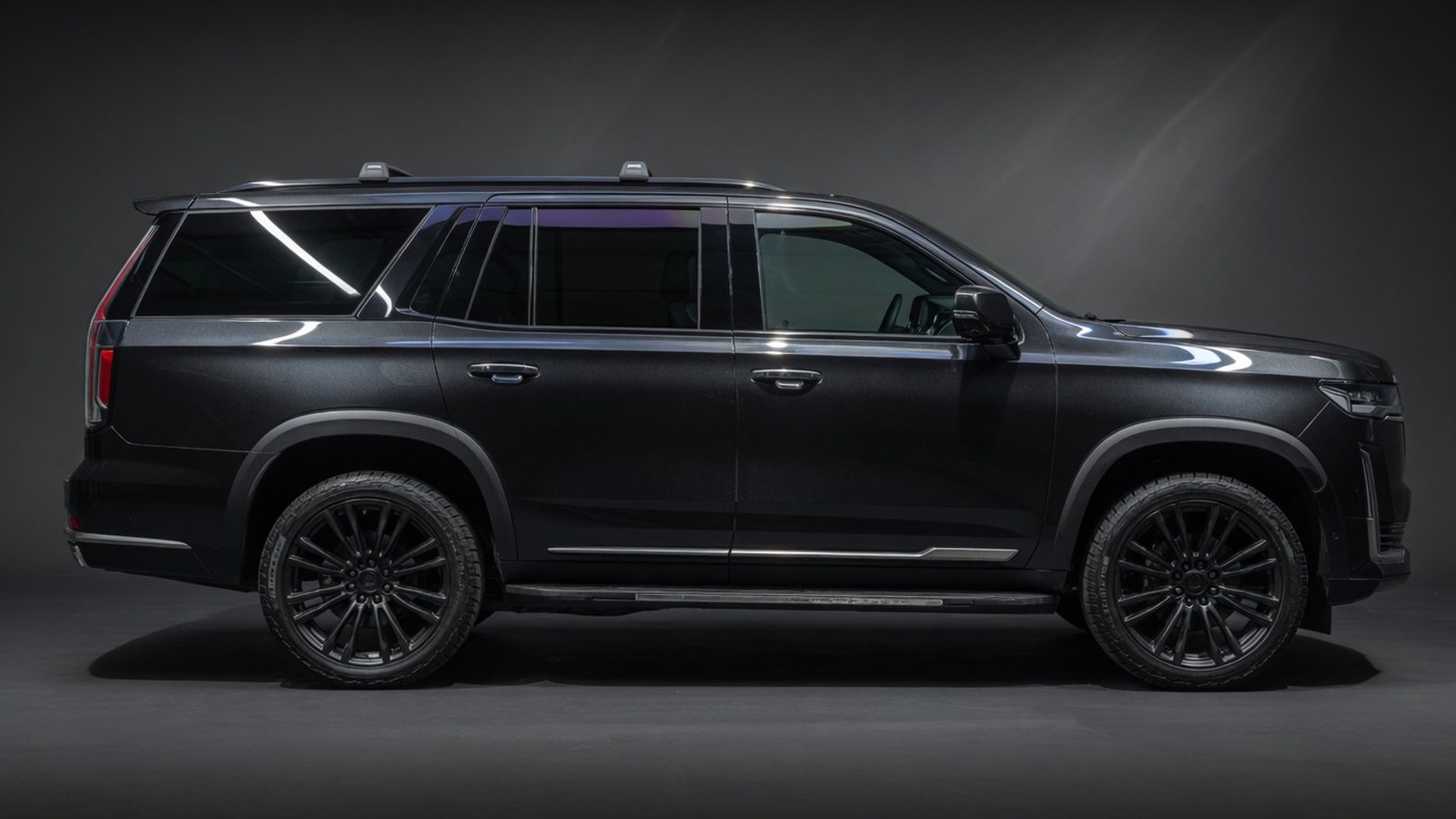 Premium truck or SUV side profile with clean legal window tint